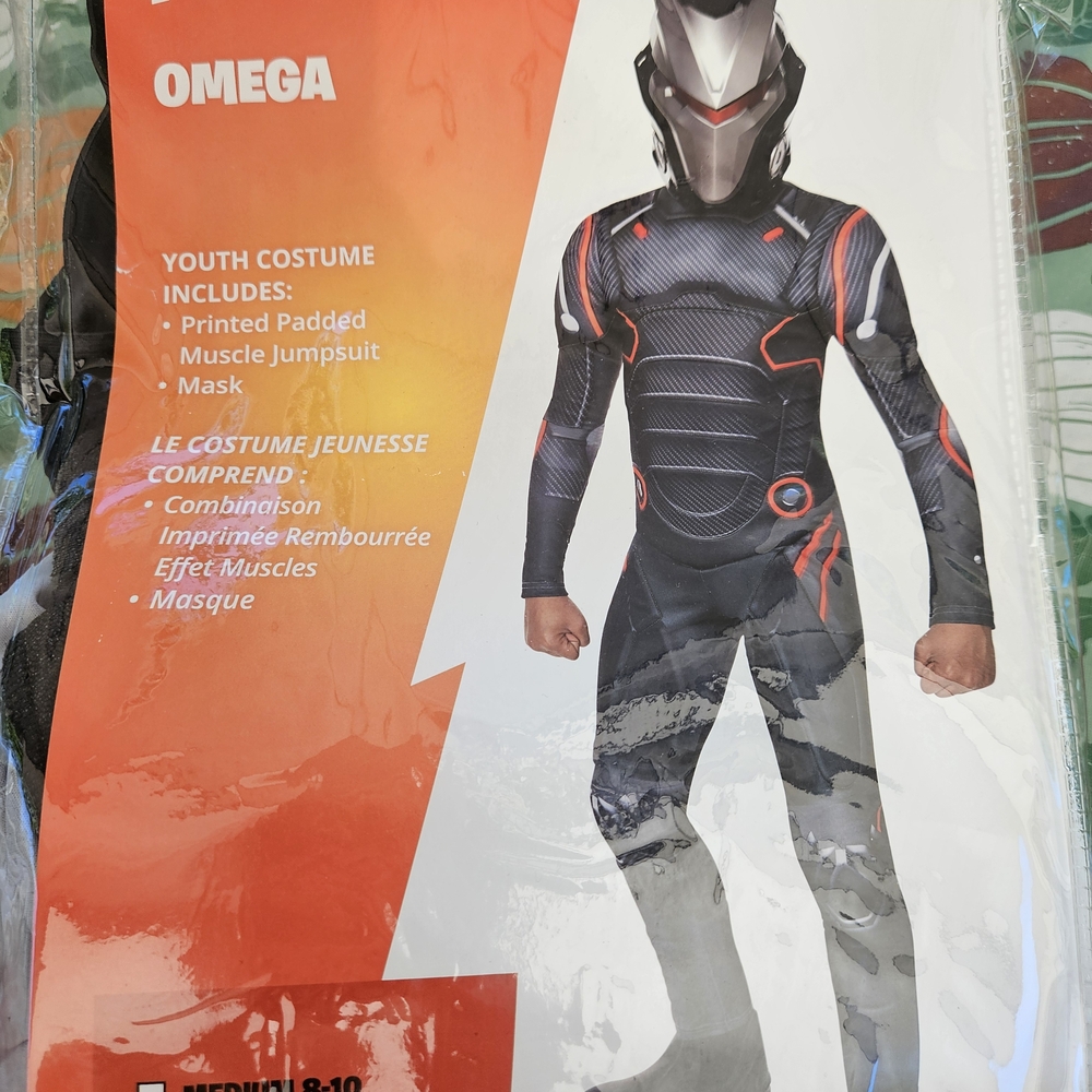 Omega Kids Superhero Costume - Black and Red